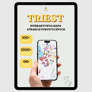 Triest - mega mapa 108 atrakcji turystycznych