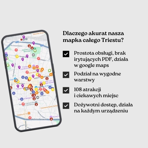 zalety mapy atrakcji Triestu od zwijajmanatki.pl