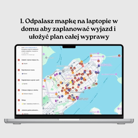 zalety mapy atrakcji Valletty od zwijajmanatki.pl