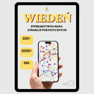 Wiedeń - mega mapa 147 atrakcji turystycznych
