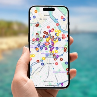 Wiedeń - mega mapa 142 atrakcji turystycznych