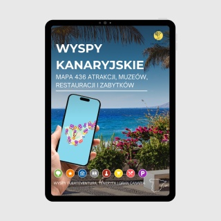 Wyspy Kanaryjskie - mega mapa 436 atrakcji turystycznych