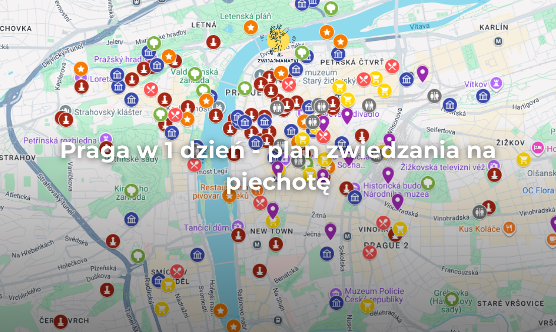 Praga w 1 dzień – gotowy jednodniowy plan zwiedzania na piechotę